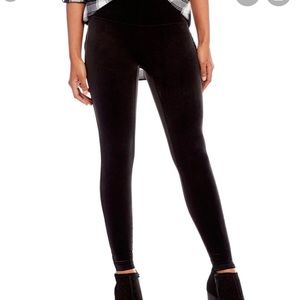 Spanx velvet leggings like new (black)